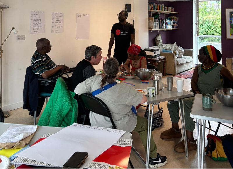 StopWatch delivering 'No police no problem' session, at Chaco Leeds